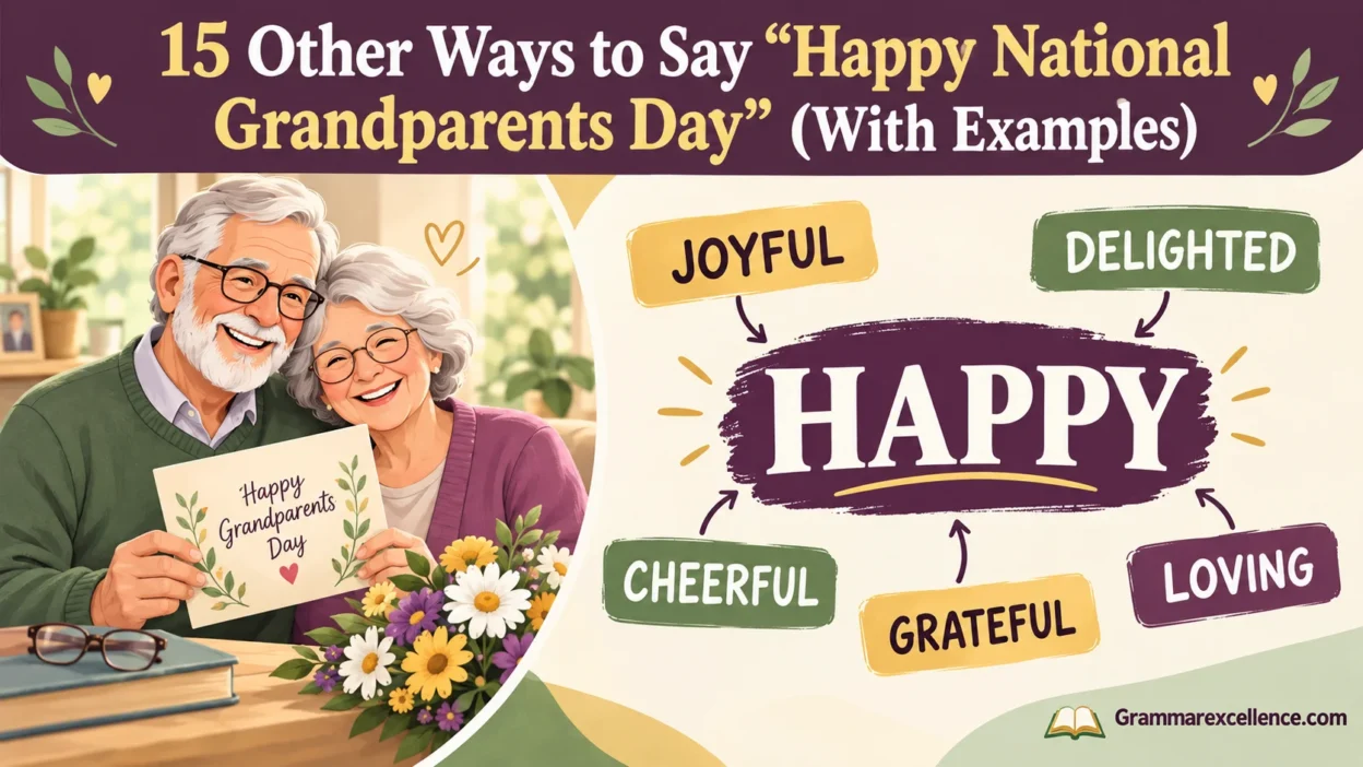 Other Ways to Say “Happy National Grandparents Day” (With Examples)