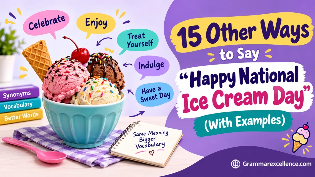Other Ways to Say “Happy National Ice Cream Day” (With Examples)