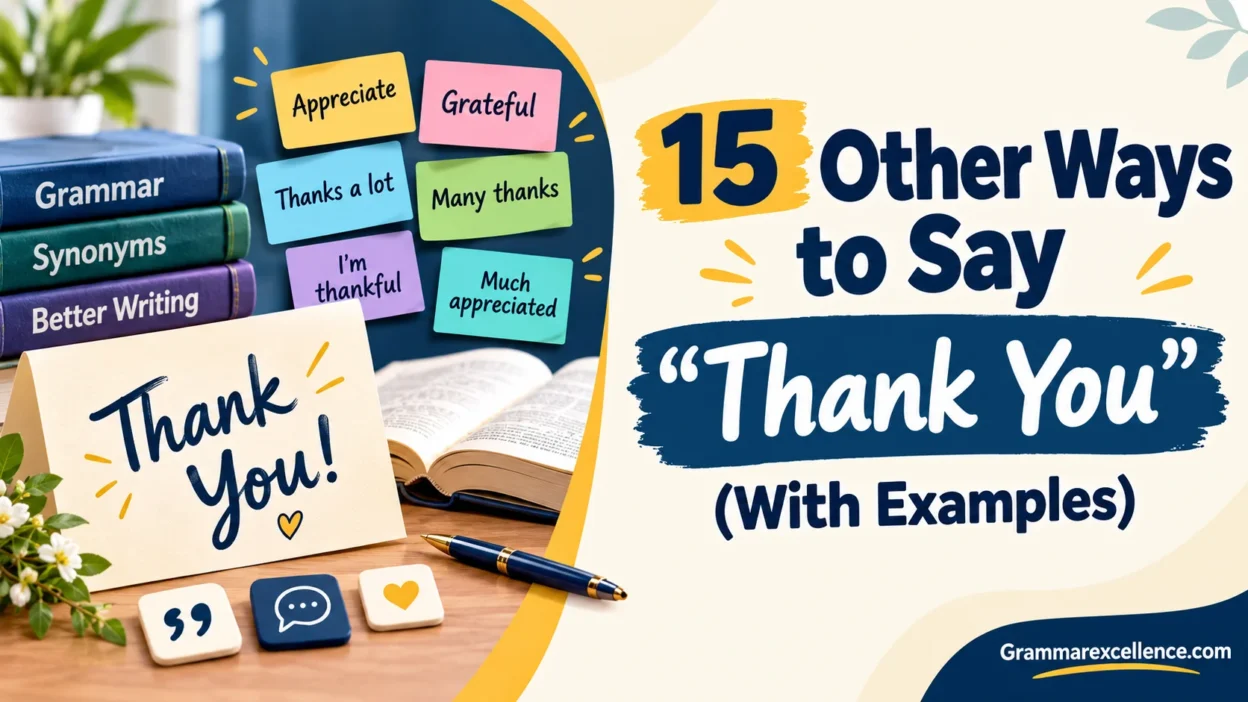 Other Ways to Say “Thank You” (With Examples)