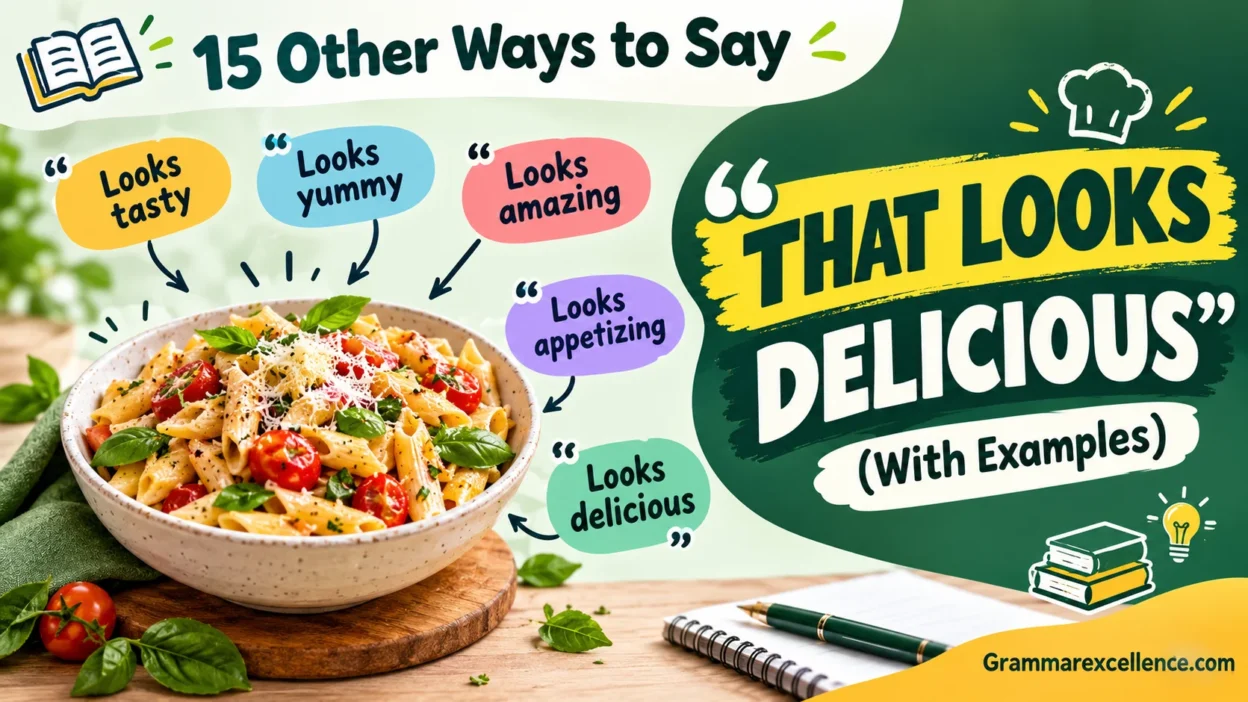 Other Ways to Say “That Looks Delicious” (With Examples)