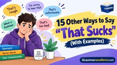 Other Ways to Say “That Sucks” (With Examples)