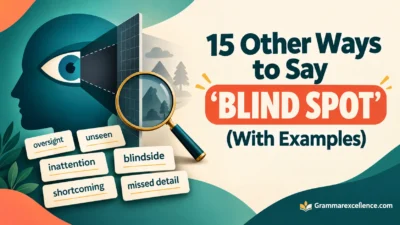 Other Ways to Say “Blind Spot” (With Examples)