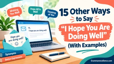 Other Ways to Say “I Hope You Are Doing Well” (With Examples)