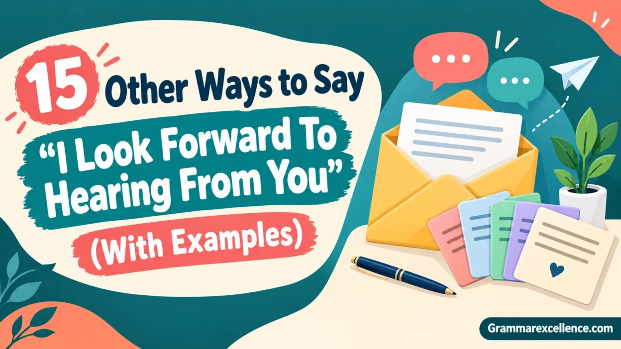 Other Ways to Say “I Look Forward To Hearing From You” (With Examples)