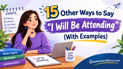 Other Ways to Say “I Will Be Attending” (With Examples)