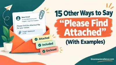 Other Ways to Say “Please Find Attached” (With Examples)