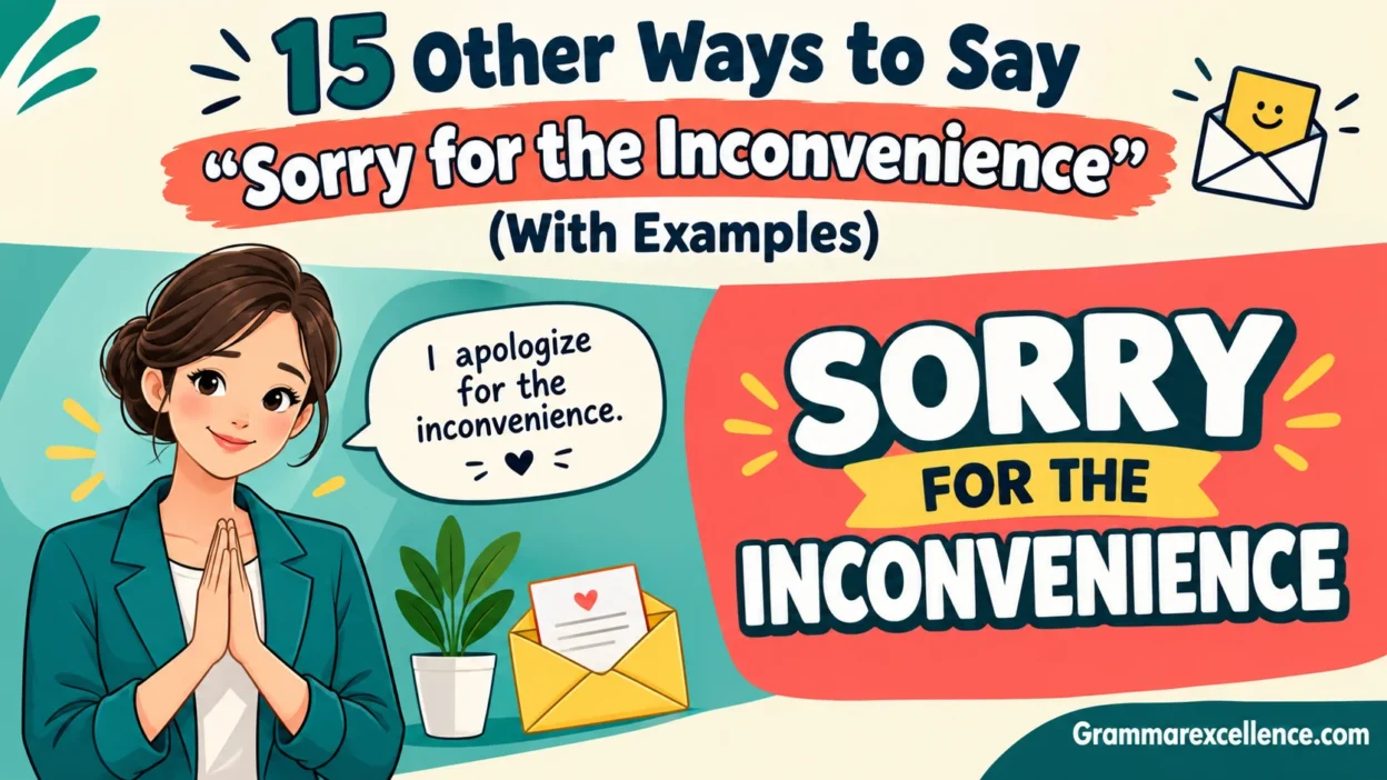 Other Ways to Say "Sorry for the Inconvenience" (With Examples)