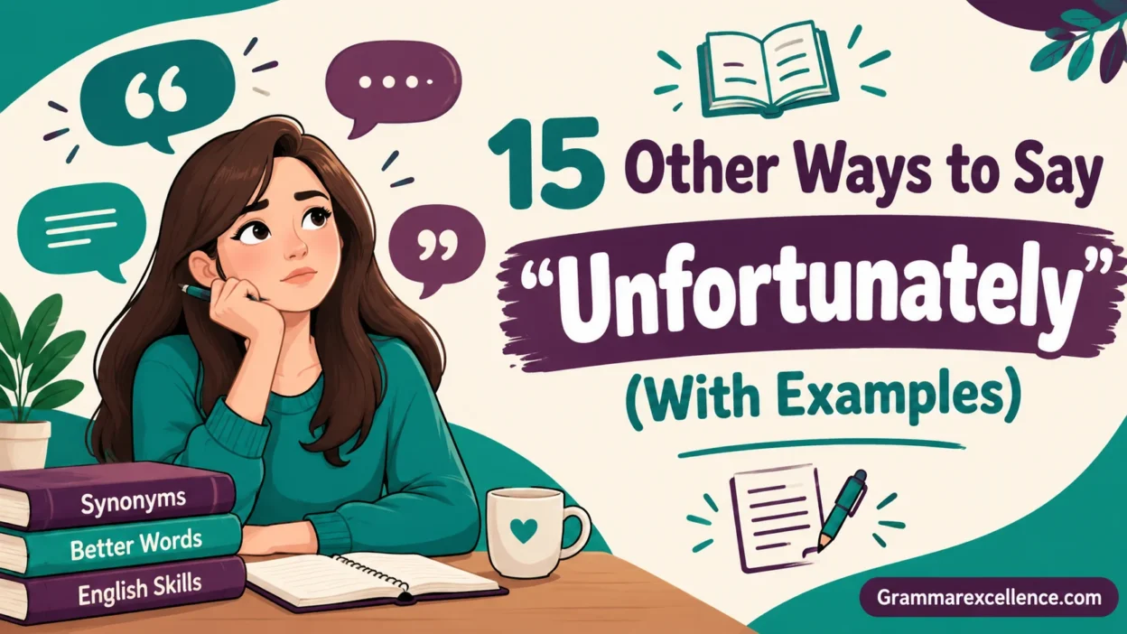 Other Ways to Say “Unfortunately” (With Examples)
