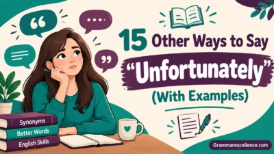Other Ways to Say “Unfortunately” (With Examples)